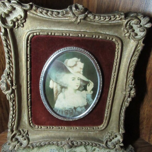 Vtg Cameo Creation Set Lady Sheffield & Duchess of Devonshire Framed Portraits - Picture 7 of 16